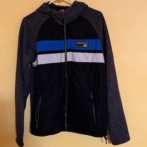 New Balance Zip Fleece/Poly Jacket Size S